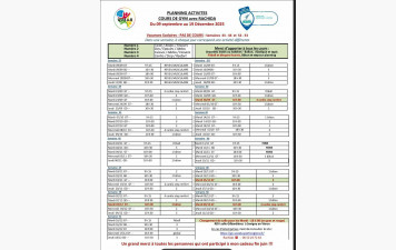 planning gym RACHIDA 1 er trimestre 2025/2026